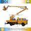 Winter promotion truck mounted man use hydraulic articulated / telescopic arm mobile boom lift