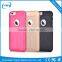 Plastic transformers PC + PU phone case with holder and standing leather back cover case for iphone 6s