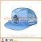 Five panel breathable blank foam mesh kids trucker cap