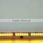 1W*42LED (42W)super Led 7 heads 42 LED yellow vehicle flashing strobe light bar warning light (XN-186-7)