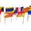 best sell bulk food paper wold flags toothpicks