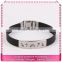 Best quality mens steel bracelets, brand name magnet clasp bracelet wholesale