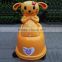 Cartoon design baby potty chair with bedpan design