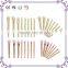 private label shaving makeup brush set 7pieces rose gold makeup brush foundation make up brush