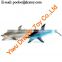 Aquarium plastic shark figurine