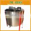 Hot sale stainless steel 24 frames electric Honey extractor with vertical/horizontal moto for beekeeping