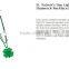 St.Patrick's Day Light-Up Plastic Shamrock Necklaces/Harts