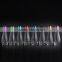 12ml empty bowling shaped stainless steel roller clear glass roll on deodorant bottle for perfume packaging