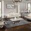 2015 new living room leather sofa/modern living room stainless steel sofa ND062