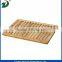 Eco Friendly Natural Curved Bamboo Shower Mat