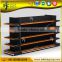 Adjustable heavy duty industrial black metal storage shelving