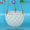 BSCI Audit Factory Fashion Design Ceramic Hanging Flower Pots, Hanging Plant Pot