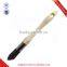 Stainless Steel Tapered Filament Brush Paint Wooden Handle Triangle Paint Brush