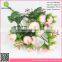 Fabric camellia bouquet artificial camellia bouquet flowers landscaping flowers