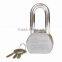 Solid Chromed Hardened Steel Shackle Stainless Steel Padlock With Removable And Rekeyable Cylinder