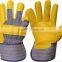 cow skin leather working gloves