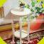 2017 New design wooden outdoor plant stands white solid wooden outdoor plant stands best outdoor plant stands W08H056