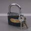 Professional produce top security iron safety padlock in all sizes with threes keys