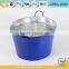 iron garden powder coating modern ice bucket outdoor bbq ice bucket