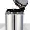 Home Used Indoor Metal Waste Bin With Swing Cover