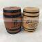 Nice-looking lovely new design barrel shape wooden piggy bank