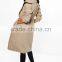 Oversized Shawl Collar Belted Ladies Latest Long Coat Design For Women