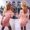 New Women Summer Sexy Long Sleeve Print Party Evening Cocktail Casual Mini Dress