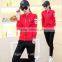 The new spring autumn ladies outfit set leisure fitness cardigan velour sports plain fleece tracksuit for women