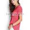 personalized wholesale women V neck football t shirt OEM service