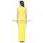 2015 hoyugo evening dress with long dress beautiful lady one-piece dress