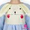 Fancy Children Easter Cute Rabbit Half Sleeve Backless Evening Pattern Baby Girl Animal Dresses