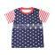 july 4th American kaiyo summer wholesale children's boutique clothing outfits cute baby bodysuit baby boy set