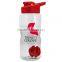 USA Made 22 oz. Shaker Bottle With Drink-Thru Lid - BPA-free, features a mixing ball and comes with your logo