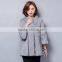 The real rabbit fur fur coat