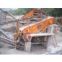 Vibrating screen for mining construction use