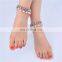 Anklet Pearl Waterdrop Rhinestone Bead Chain Foot Jewelery Tassel Ankle Bracelet