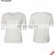 White Crew Neck Ribbed Cuffs Lace Knit Jumper Woman