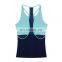New Design Sleeveless Blank Custom Sport Women Gym Stringer Tank Top