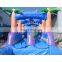 Aier giant inflatable water slide, large 2 lanes inflatable water slide