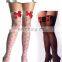 2 Sexy-lingerie Sheer Women Underwear Beautyslove Bow Heart Erogenous Long High Sock REVEALING SMART THIGH-HIGH STOCKINGS