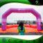 2016 Hot Popular Pink Inflatable Arch / Attractive Giant Advertising Inflatable Archway For Wedding
