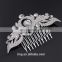 Fashion Shiny High Quality Wedding Bridals Crystal Flower Floral Hair Combs For Women