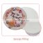 Cushion Cover Removable And Washable Simulated Linen Material Sponge Filling  Animal Pattern Round Floor Cushion