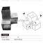 3 Way Pipe Connector for Square Tube 50*50mm Stainless Steel Stairway Corner  Elbow