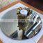 centerpiece mirror decorations set affordable glass mirror candle plate for wedding or party table mirror