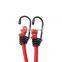 TUV,GS Certification Durable Rubber bungee cords 8mm/luggage bungee cord/bungee cord iron hook