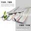 Chrome door visor side window deflector shade sun rain shield silver strips guard for Kia K2 2011-2012