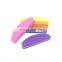 5Pcs Mix Color Nail File Sponge Vijlen Nails Sanding Buffer 100/180 Grit Mini Nail Files Set Manicure Tool Moon Shape