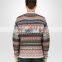 V Neck Multicolor Striped Cashmere Cardigan Sweater For Men