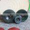 Custom eco friendly corozo button black 4 hole 25mm